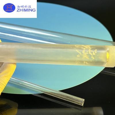 Tubo de zafiro sellado de óxido de aluminio pulido de cristal único resistente a la corrosión