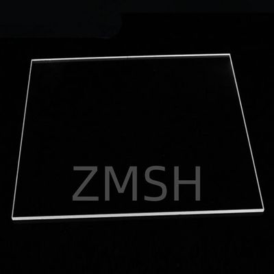 Ventana de cristal de cuarzo UV Fusionado de sílice óptico de mirador de tamaño personalizado