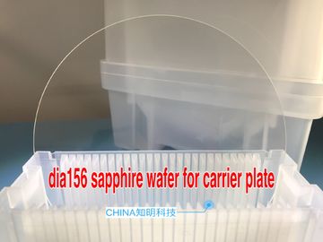 Al2O3 6Inch Sapphire Wafer DSP con la ventana modificada para requisitos particulares muesca del zafiro de la alta precisión del grueso