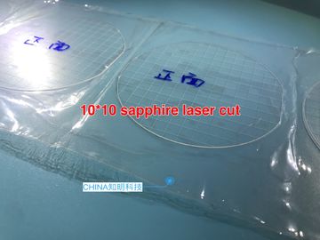 lente protectora de laboratorio de 10x10/7x7m m del equipo del zafiro del laser de cristal de la cámara científica del corte