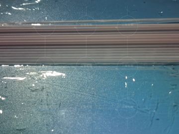 El cristal de zafiro del laser de la longitud del diámetro 1m m 100m m Roces dopó el cristal de zafiro