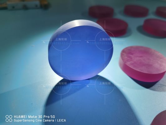 El sintético Al2o3 coloreó el laser dopado Sapphire Crystal