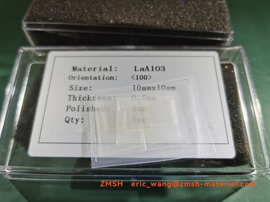 0.5m m LaAlO3 Crystal Wafers LAO Single Crystal Substrate