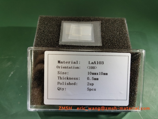 0.5m m LaAlO3 Crystal Wafers LAO Single Crystal Substrate