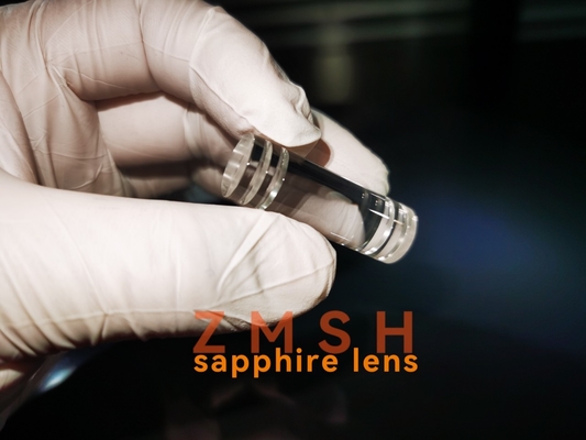 Surco monocristalino de Al2O3 Sapphire Crylinder Rod Lens With