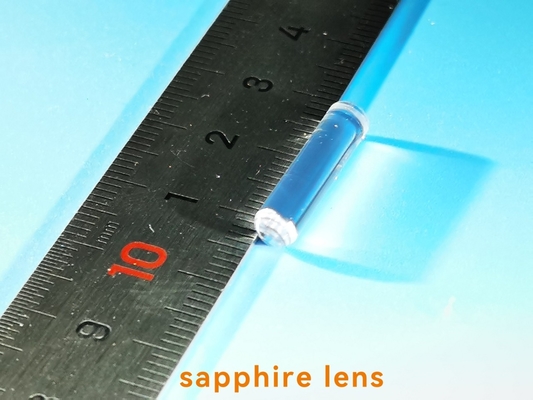 Toda la lente pulida superficial de Sapphire Optical Windows Crylinder Rod con el palillo del émbolo