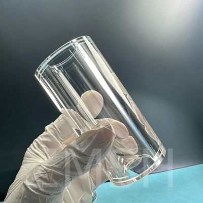 Buen precio Tubo de zafiro 99,999% AL2O3 Polido Fuente iónica de alta dureza Personalización EFG KY en línea