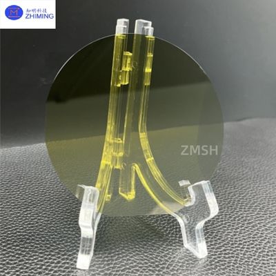 Buen precio Wafer SiC Wafer epitaxial 4H-N HPSI 6H-N 6H-P 3C-N para MOS o SBD en línea