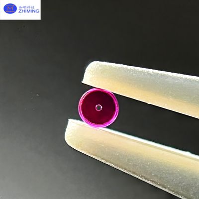 Buen precio Rodamiento de rubí pasante diseñado con precisión, con dureza extrema (Mohs 9) y rubí sintético monocristalino para minimizar la fricción y el desgaste en línea