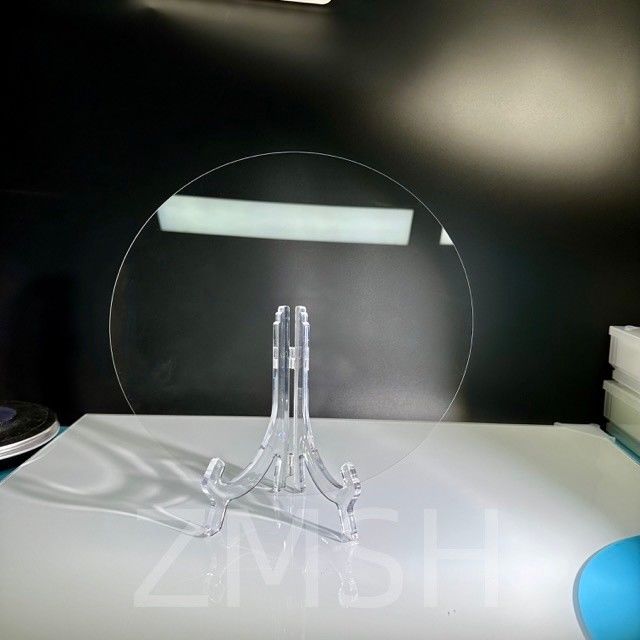 Wafer de zafiro de 12 pulgadas AL2O3 Personalización DSP SSP plano C plano A plano M plano LED Substrato de zafiro