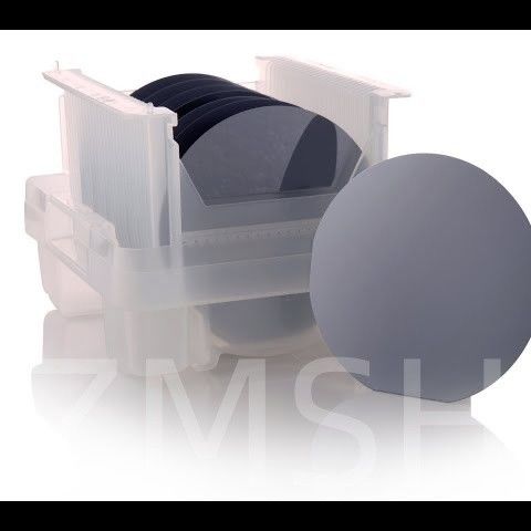 8 pulgadas GaN-on-Si Epitaxy Wafer 110 111 110 N tipo P tipo de personalización Semiconductor RF LED
