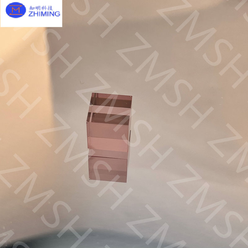 El zafiro es una piedra preciosa de laboratorio hecha de Padparadscha el zafiro rosa el zafiro de alta dureza para fines de joyería