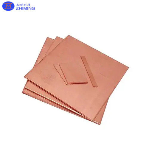 Substrato de cobre de cristal único Cu oblea 5x5x0.5/lmm 10x10x0.5/1mm 20x20x0.5/1mm a=3.607A