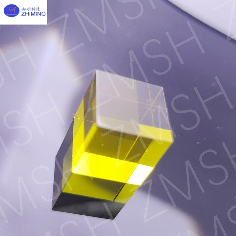 Limón amarillo Zafiro piedra preciosa sintético Limón amarillo Materia prima para la fabricación de joyas Dureza de Mohs de 9