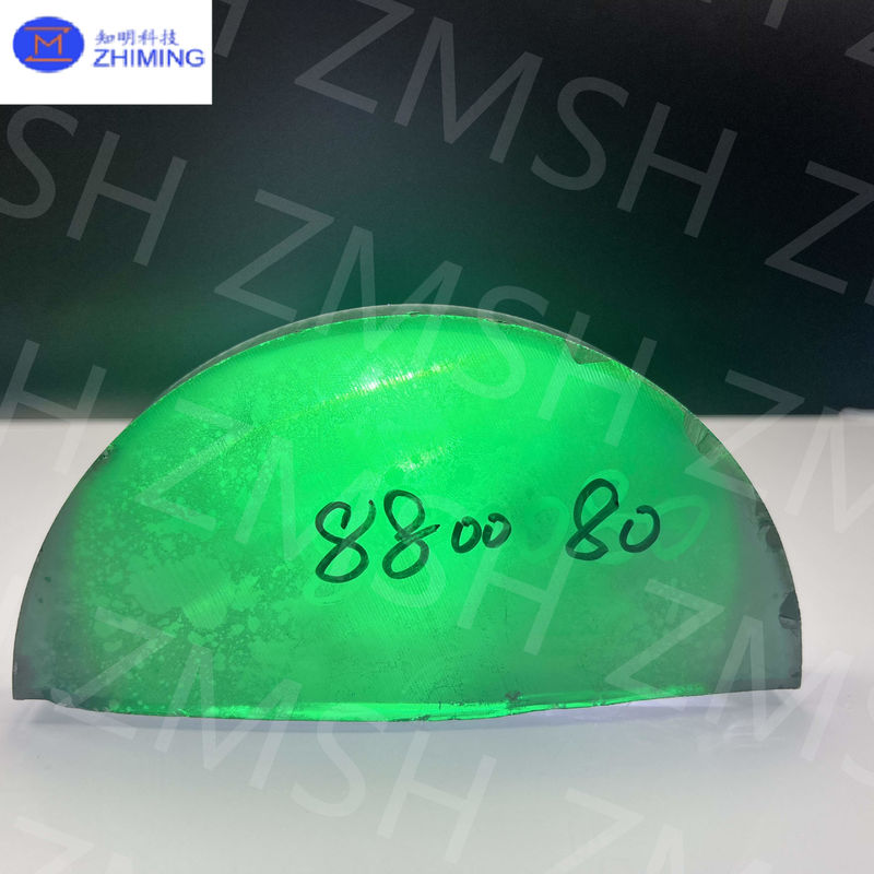 Piedra preciosa en bruto Moissanite Esmeralda Bosque Verde Alta dureza Carburo de silicio de cristal único para el judaísmo