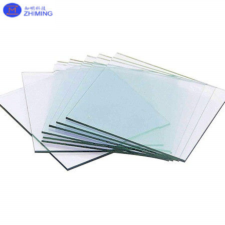ITO Substrato de vidrio revestido con óxido de estaño de indio Vidrio In2O3/SnO2 10 X 10 50×50 espesor 1,1 mm