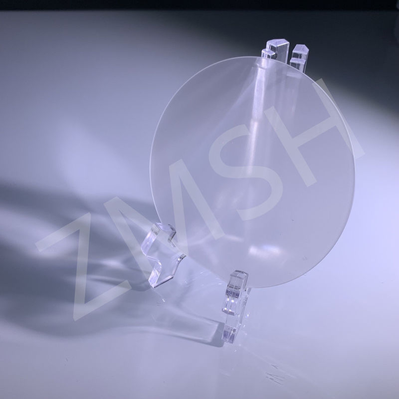 Wafer de zafiro de 2 pulgadas 4 pulgadas de lado único de doble lado de polaco de 350um de espesor de cristal de orientación C-plano