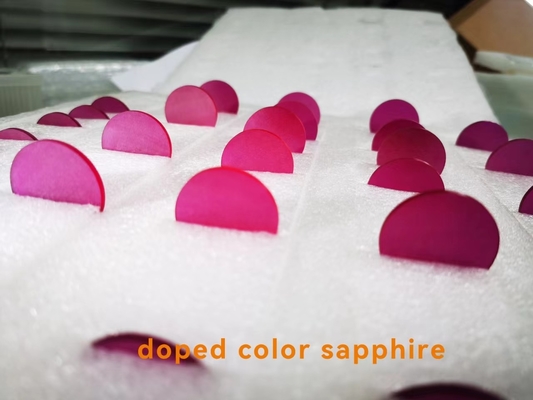 FE de Ruby Doped Sapphire Crystal Materials/Ti/Cr coloridos
