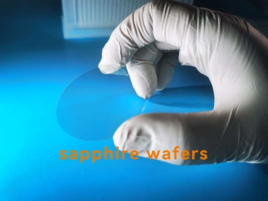 Buen precio grado M Plane de 2inch 4inch 6inch Sapphire Wafer Substrate Single Crystal C Miscut A en línea