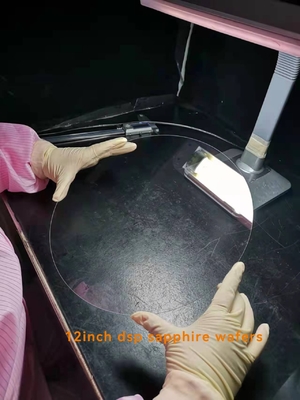 Buen precio 12inch 300m m ninguna transmitencia óptica de Sapphire Substrate Wafer Crystal Glass de la muesca alta en línea