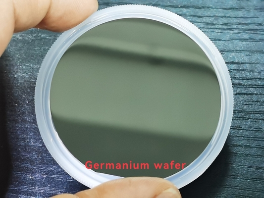 Buen precio Obleas de GE del substrato del semiconductor del germanio del SSP para la banda infrarroja 100/110 2 pulgadas en línea