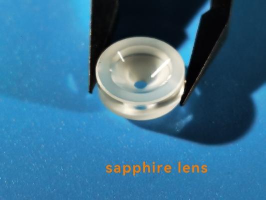 Buen precio Cristal pulido/sin pulir en abanico de Sapphire Lens Glasses Al 2O3 solo en línea