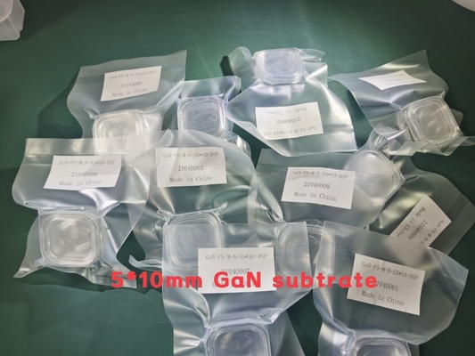 Buen precio Oblea HVPE Chip Template permanente libre 5x5/10x10/5x10 milímetro del nitruro del galio de Uno-AXIS en línea