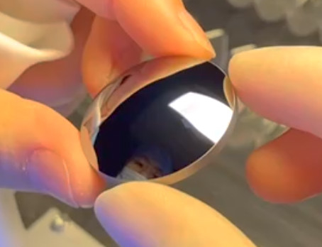 Solo Crystal Silicon Windows Wafer Substrate modificado para requisitos particulares Demo Monocrystalline Silicon Lens