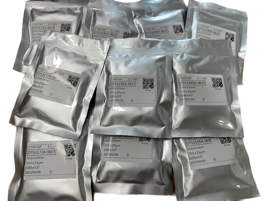 Buen precio Obleas 350 del fosfuro de indio del INP del solo cristal - grueso 650um en línea