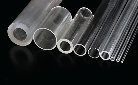 Tubo/Rod High Temperature pulidos ópticos de Sapphire Glass Tube Cylinder Lens
