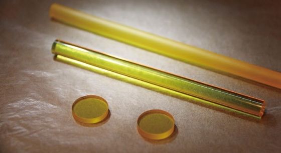 Nd Ce YAG láser cristal 1 pulgada 2 pulgadas 10x10mmt itrio aluminio granate oblea
