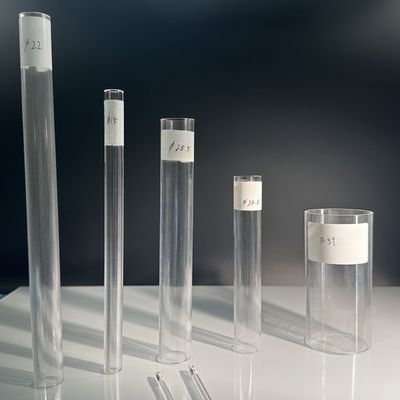 99.995% Al2O3 tubo de zafiro transparente con alta tolerancia de translucidez