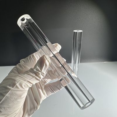 Tubo de zafiro de cristal único Al2O3 personalizado para 99,999% de alta pureza Varios diámetros