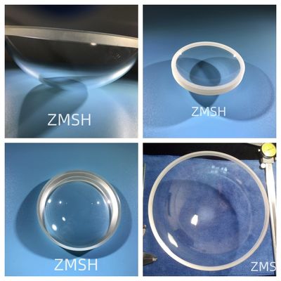 Buen precio Cúpula zafiro ventanas ópticas Resistencia química Alta conductividad térmica espesor 1 mm 2 mm en línea