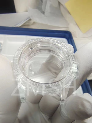 Transparente / Azul / Verde Redondo Cuadrado Oval Zafiro Cuadro de Reloj Durabilidad Resistencia al agua Resistencia a golpes