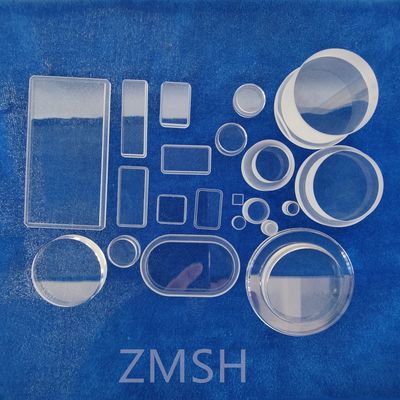 Buen precio ventanas de zafiro de cuarzo de forma irregular personalizables JGS1 JGS2 K9 BF33 BK7 alta transmitancia en línea