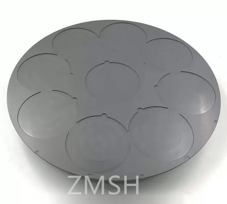 Placa de bandejas de carburo de silicio placas de bandejas de wafers de silicio para grabado ICP MOCVD Susceptor resistente al desgaste