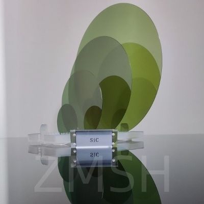 Buen precio Wafer SiC 4H tipo N de carburo de silicio grado 2 pulgadas 4 pulgadas 6 pulgadas 8 pulgadas DSP personalizado en línea