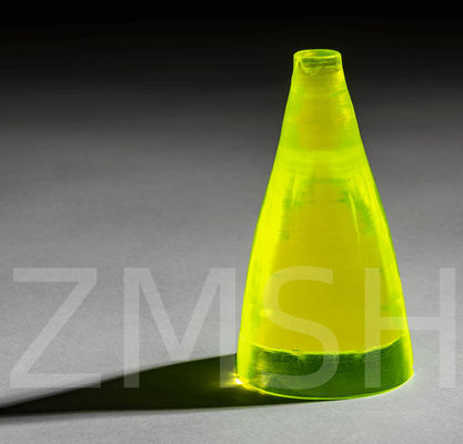 Ce:LuAG Cristal de centelleo de cerio dopado de lutecio de aluminio de alta densidad PET de tiempo de descomposición rápido