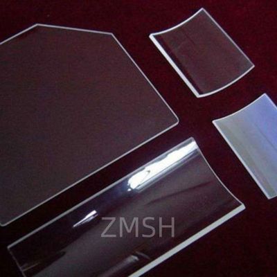 Buen precio Ventanas de vidrio de cuarzo mecanizadas por CNC, placas irregulares de sílice fundida para sistemas ópticos y láser en línea