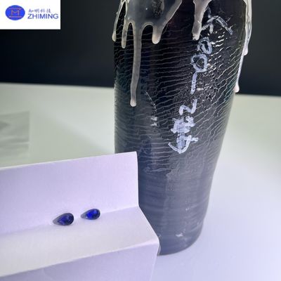 Buen precio Zafiro azul real sintético cultivado en laboratorio para decoraciones de lujo en línea