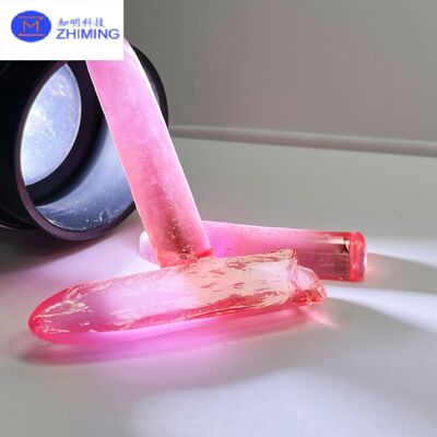 Cristal de zafiro de fusión de llama (rosa Morgan) componentes de relojes de joyería de piedras preciosas