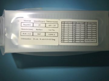 Buen precio 2 oblea del nitruro del galio de la pulgada DSP SSP plantillas epitaxiales de AXIS del zafiro de un GaN de los substratos en línea