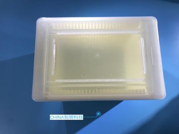 caja del portador de la oblea de 2inch 3inch 4inch PP para los substratos cuadrados de la oblea