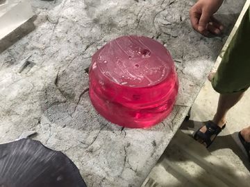 Buen precio Diámetro pulido zafiro de rubíes modificado para requisitos particulares 1 - 120m m del método del crecimiento de KY del lingote de Rod en línea