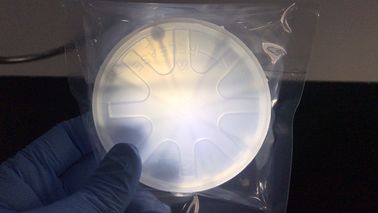 Buen precio De silicio del carburo de la oblea de la pureza elevada de silicio del carburo lente transparente descolorida de las obleas sic en línea
