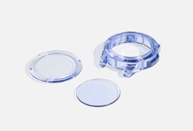 Tamaño modificado para requisitos particulares reemplazo azul rosado del vidrio de reloj del cristal de zafiro del color