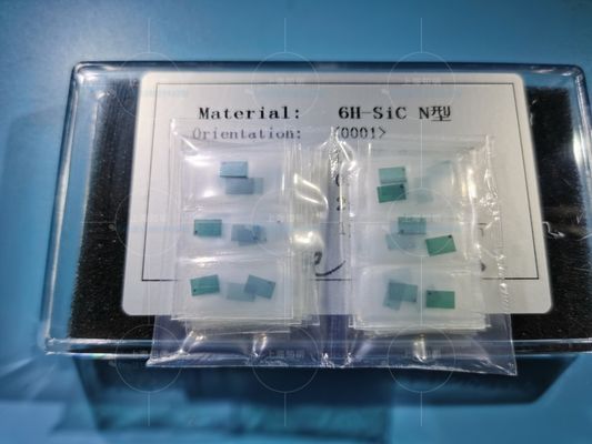 Buen precio Oblea del solo cristal 5*5m m 6 H-N Polished Silicon Carbide en línea