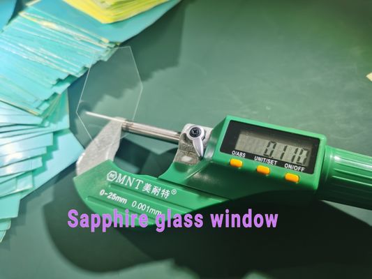 Buen precio Resistencia de Sapphire Optical Window Wafer Chemical del grueso del polígono 100um en línea