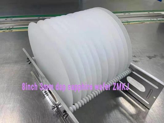 Buen precio obleas del zafiro de la ventana de Sapphire Crystal del grueso de 8Inch DSP 3m m en línea